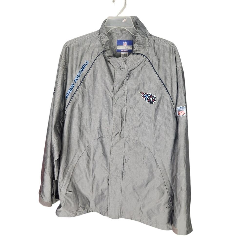 Good condition Vintage Reebok on Field Tennessee Titans jacket men's 2X